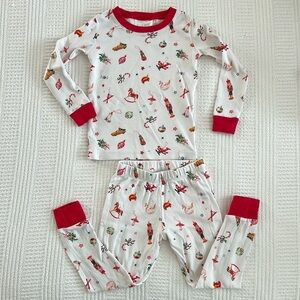 LAKE Kids Long-Long Set Christmas Print
